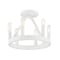 Designers Fountain Carousel 12in 6-Light Matte White Semi-Flush Mount D254C-SF-MW - alternate 1